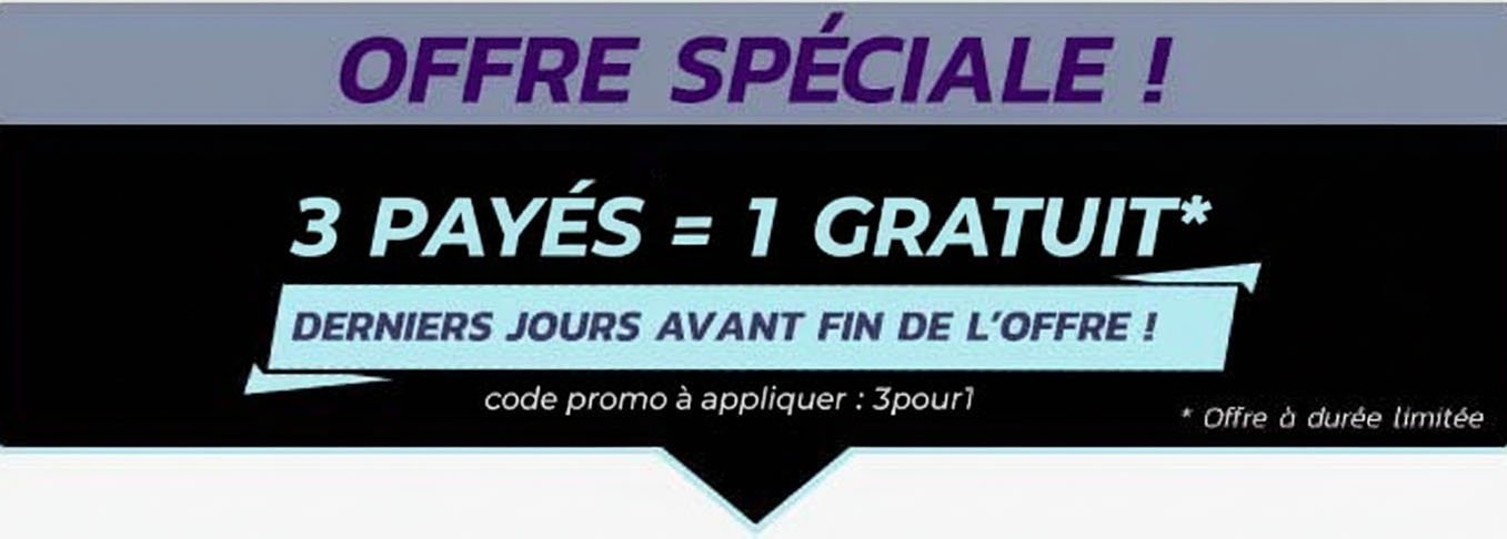 ofre promo 3pour1